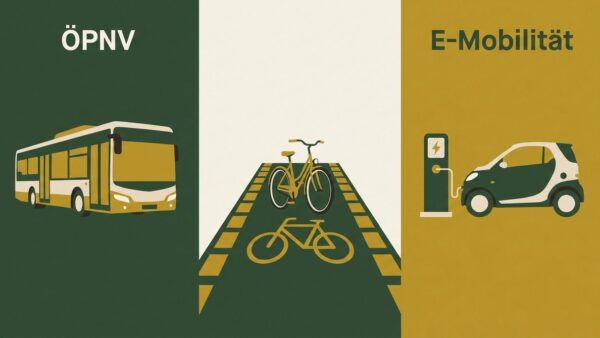 Klimafreundliche Mobilität in Kommunen — ÖPNV, Radverkehr und E-Mobilität im Vergleich