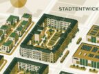 Klimagerechtes Stadtquartier in drei Typen — Neubau, Gründerzeit und Gewerbe aus der Vogelperspektive