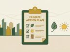 Illustration Klimaschutzkonzept für Kommunen erstellen — Schritte, Förderung und Praxistipps